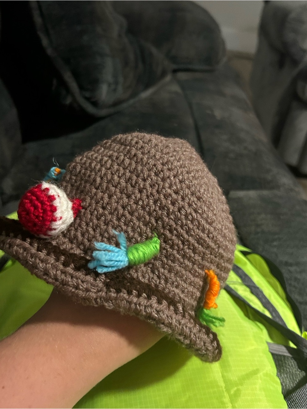 Fisherman handmade crochet outfit
